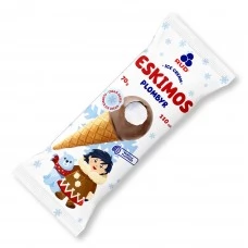 Saldējums "Eskimos" radziņš ar vaniļas garšu 18*70g/110ml