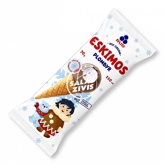 Ice cream Eski vanilla 18*70g/110ml