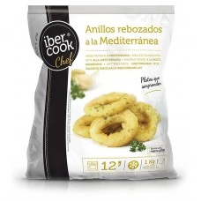 Kalmāra gredzeni mīklā (formēti) Spānija (1kg) Ibercook Vidusjūras