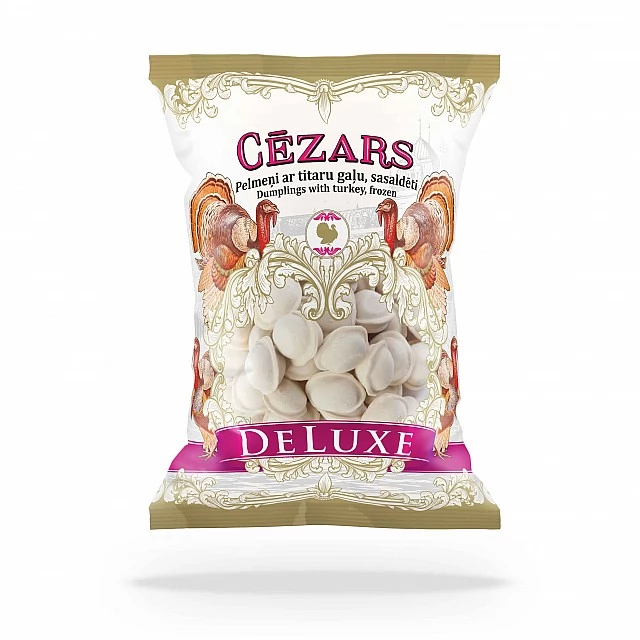 Пельмени "DELUXE Cesar" с мясом индейки, 700г