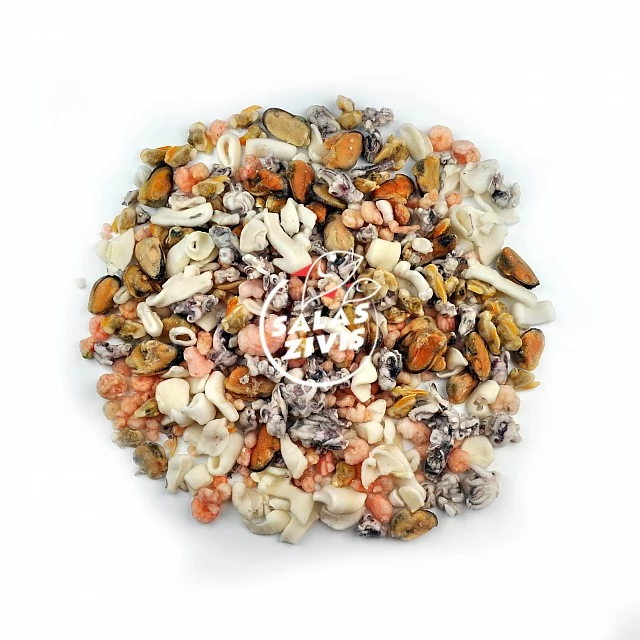Seafood mix, 1kg, 20% glaze