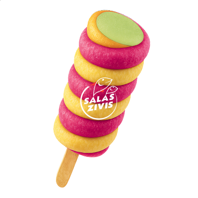 Ice Cream "MIXIE Sweet Cherry-Lime-Raspberry" 24x75g/90ml