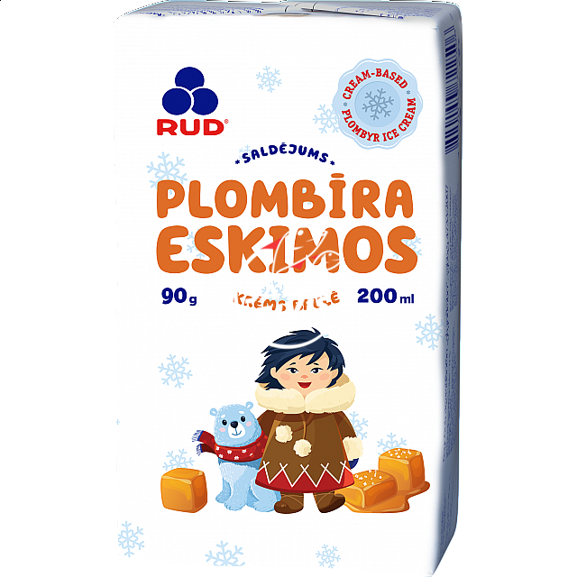 Saldējums Eskimos  sendvičs, krēms-brulē 25x90g/200ml